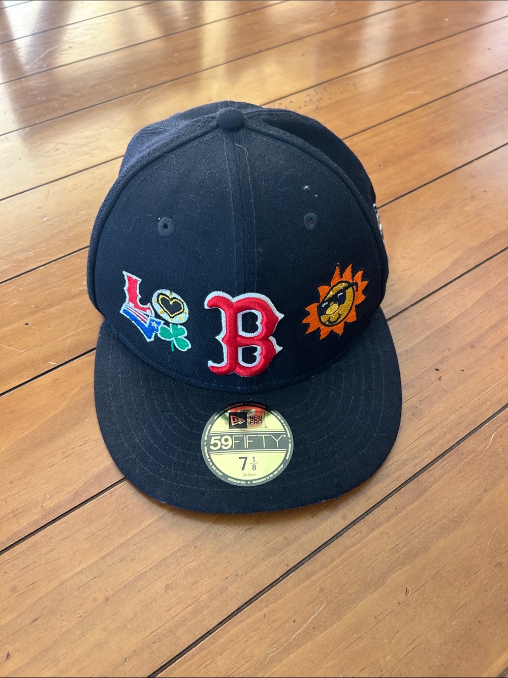 New Era 59FIFTY Boston Red Sox Patchwork Fitted Hat 7 1/8